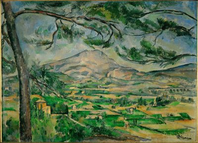 Mont SainteVictoire von Paul Cézanne Kunstdruck